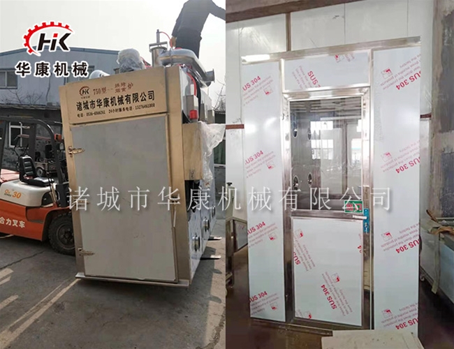 煙熏爐裝車發貨